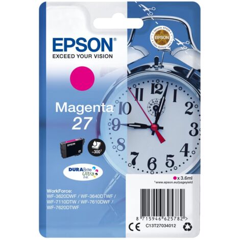 Epson Alarm Clock Cartuccia Sveglia Magenta Inchiostri DURABrite Ultra 27