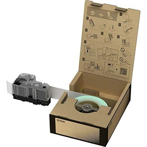 Epson BR-VN24WB-E CONSOMMABLES : LABELTAPE Wht/BLK 24MM 45M Vinyl Ribbons