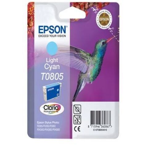 Epson C13T08054021 Cartuccia Ink Jet Light T0805 P50 R265 285 360 PX650 Ciano