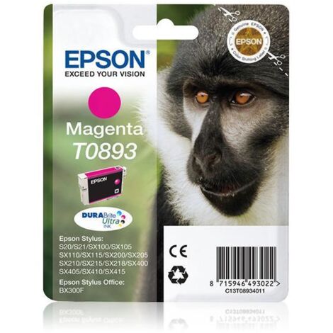 Epson C13T08934021 Cartuccia Ink Jet per Stylus S20 SX100 Magenta