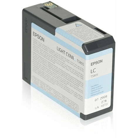 Epson C13T580500 Druckerpatrone T5805 helles cyan (C13T580500)