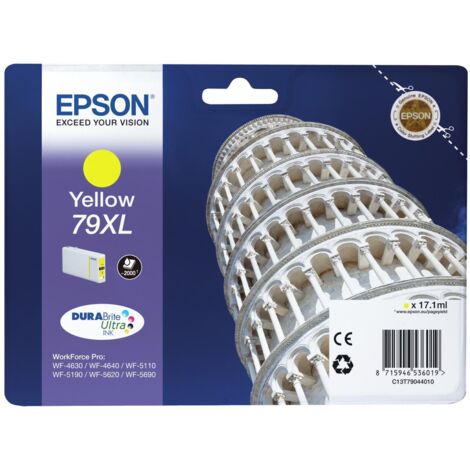 Epson C13T79044010 Cartuccia Ink Jet per WF5110DW Torre di Pisa Giallo