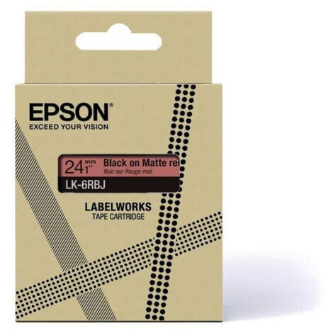 Epson C53S672072 etichetta per stampante Nero, Rosso