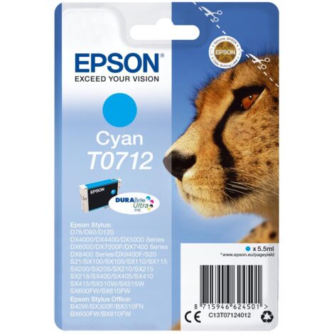 Epson Cartuccia Ciano C13T07124012