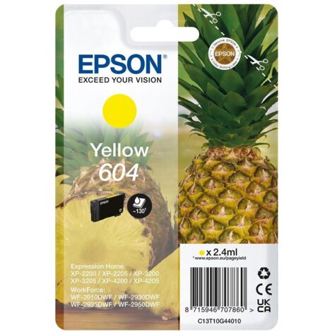 EPSON Cartuccia Di Inchiostro Originale 604 Giallo