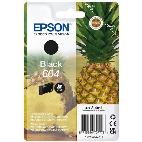 EPSON Cartuccia Di Inchiostro Originale 604 Nero