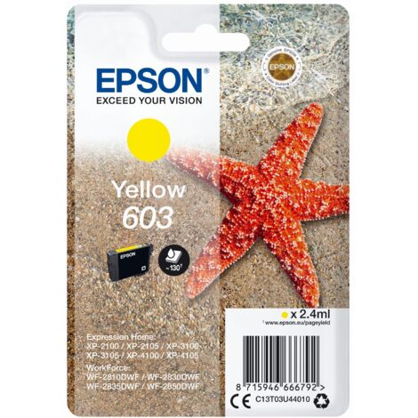 EPSON Cartuccia Stella Marina 603 Giall