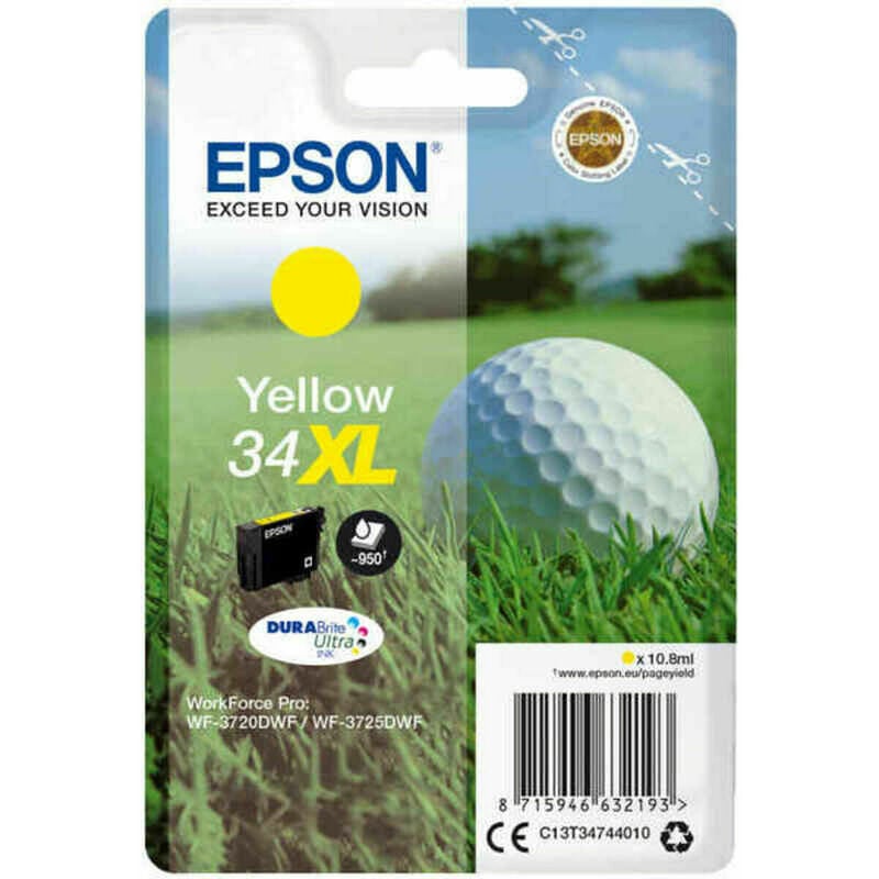 

Cartucho de Tinta Compatible T3474 34XL Amarillo - Epson