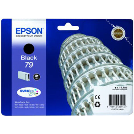 Epson Cartucho Negro L 900 páginas WorkForce Pro WF-5xxx Series/ WF-4630DWF nº79