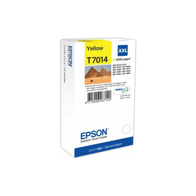 

Epson Cartucho T70144010 amarillo XXL