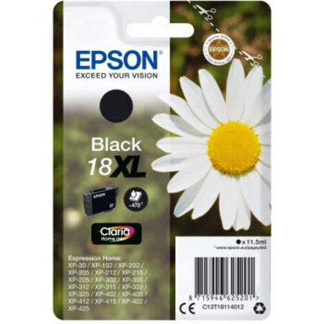 Epson Daisy C13T18114012 cartouche d'encre 1 pièce(s) Original Rendement élevé (XL) Noir