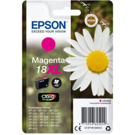 Epson Daisy C13T18134012 cartouche d'encre 1 pièce(s) Original Rendement élevé (XL) Magenta