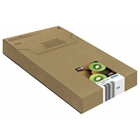 Epson EasyMail Multipack 202 Kiwi, Cartouches d`encre d`origine, 5 couleurs : Noir, Cyan, Magenta, Jaune, Noir