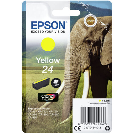 Epson Elephant C13T24244022 cartouche d'encre 1 pièce(s) Original Jaune
