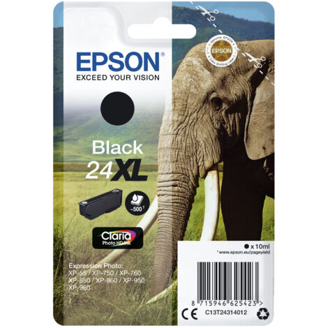 Epson Elephant C13T24314022 cartouche d'encre 1 pièce(s) Original Rendement élevé (XL) Noir