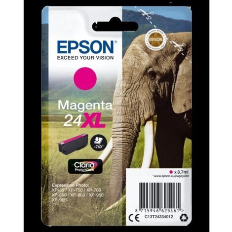 Epson Elephant C13T24334012 cartouche d'encre 1 pièce(s) Original Rendement élevé (XL) Magenta