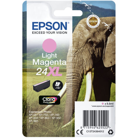 Epson Elephant C13T24364022 cartouche d'encre 1 pièce(s) Original Magenta clair