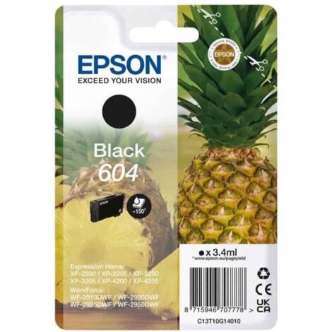 Epson EPSON Singlepack Black 604 Ink (C13T10G14010)
