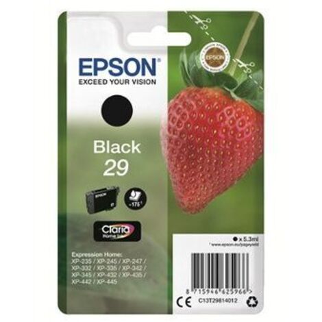 EPSON Expression Home XP-235 Cartucho Negro nº29 RF+AM