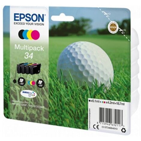 Epson Golf ball Multipack 4-colours 34 DURABrite Ultra Ink