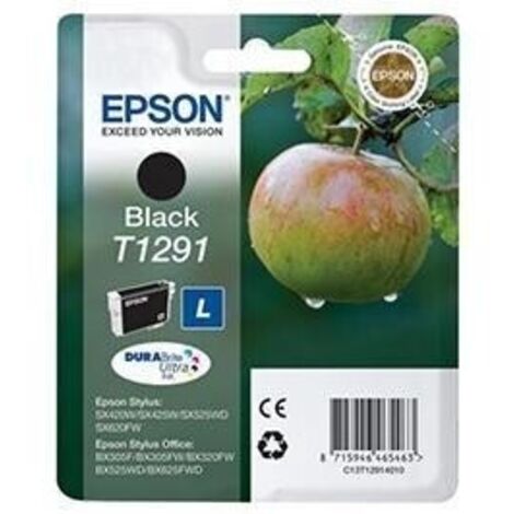 Epson ink cartridge black DURABrite T 129           T 1291