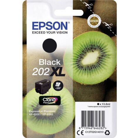 Epson Kiwi 202XL cartouche d'encre 1 pièce(s) Original Rendement élevé (XL) Noir