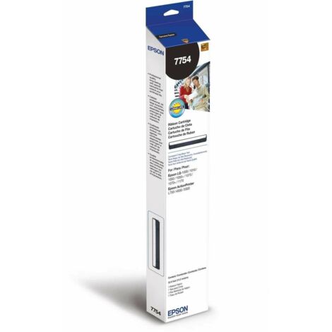 Epson LQ-1000/1010/1050/1070/1070+/1170, L-750, AP-1050+/1070/4000/5500 Cinta Nylon Negro (7754)