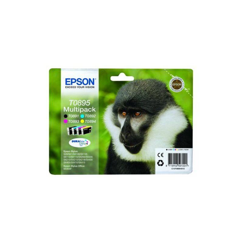 

Monkey Multipack T0895 4 colores - Epson