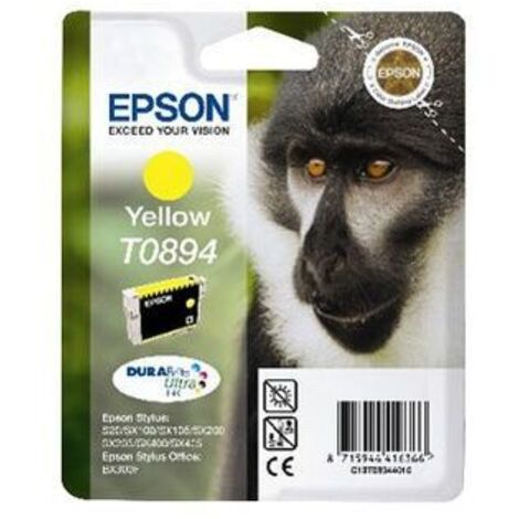 Epson Monkey Singlepack Yellow T0894 DURABrite Ultra Ink