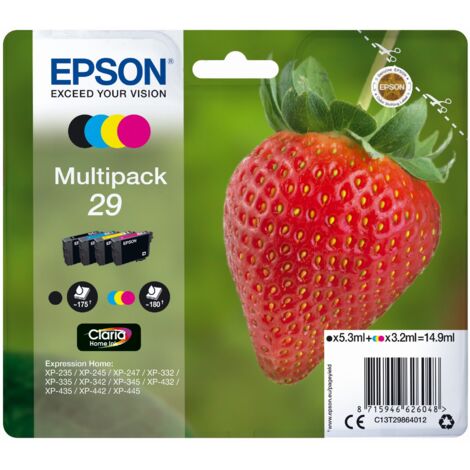 EPSON Multipack Cartuccia Fragola - Nero, Ciano, Magenta, Giallo