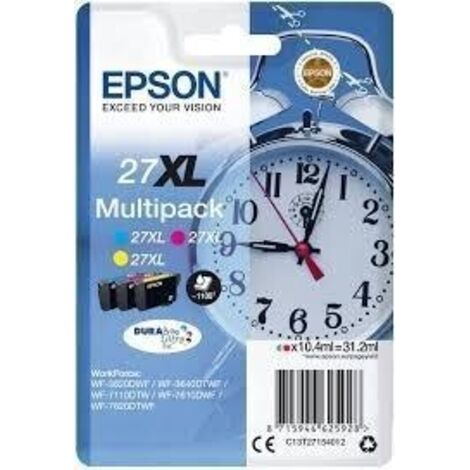 Epson n 27xl pack c13t27154012 tinta original tricolor