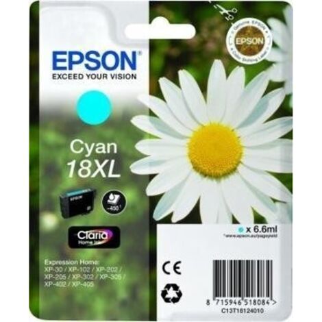 Epson n18xl c13t18124010 tinta original cyan