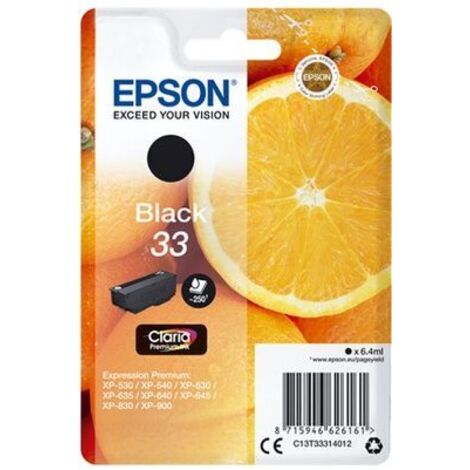 Epson Oranges C13T33314022 cartucho de tinta 1 pieza(s) Original Negro