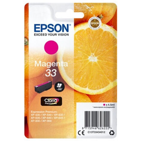 Epson Oranges C13T33434022 cartouche d'encre 1 pièce(s) Original Magenta