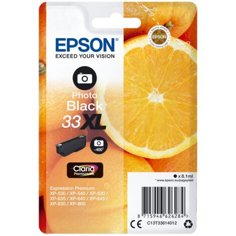 Epson Oranges C13T33614022 cartuccia d'inchiostro 1 pz Originale Resa elevata (XL) Nero per foto