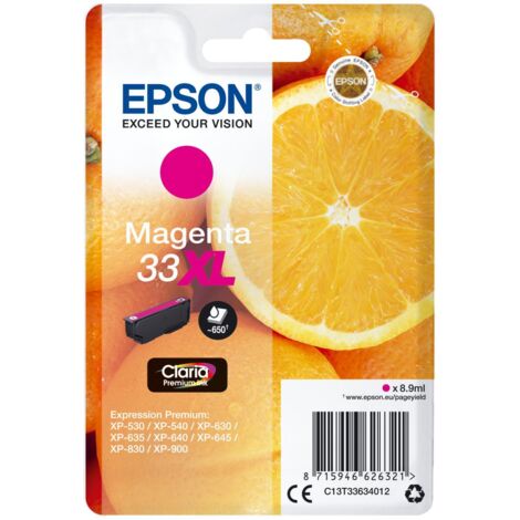 Epson Oranges Cartuccia Magenta T33XL Claria Premium