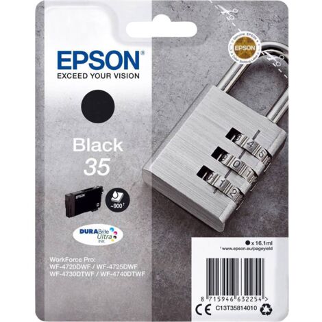 Epson Padlock C13T35814010 cartouche d'encre 1 pièce(s) Original Rendement standard Noir