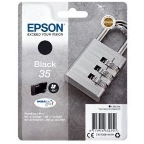 Epson Padlock C13T35814020 cartuccia d'inchiostro 1 pz Originale Resa standard Nero