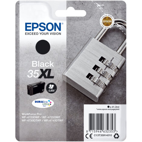 Epson Padlock C13T35914020 cartouche d'encre 1 pièce(s) Original Rendement élevé (XL) Noir