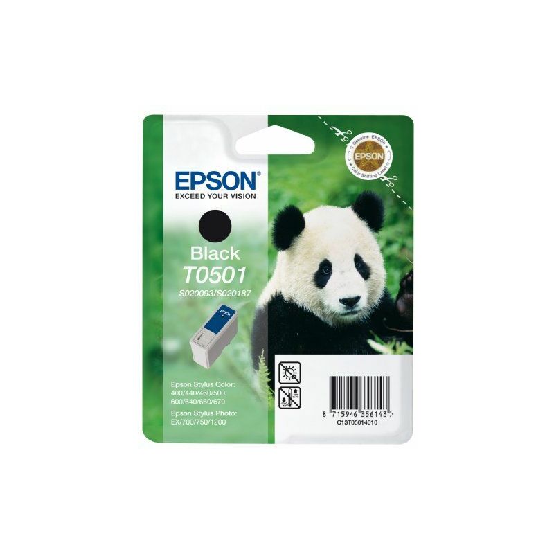 

Epson Panda Cartucho T0501 negro