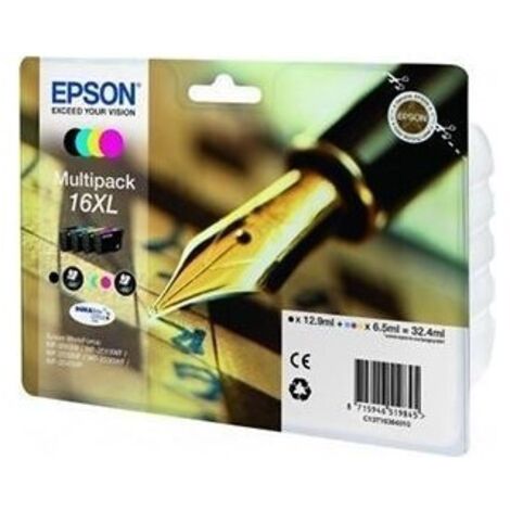 Epson Patrone WF2010/2510/2530/2540 bk/cy/ma/ye XL T1636 (C13T16364010)