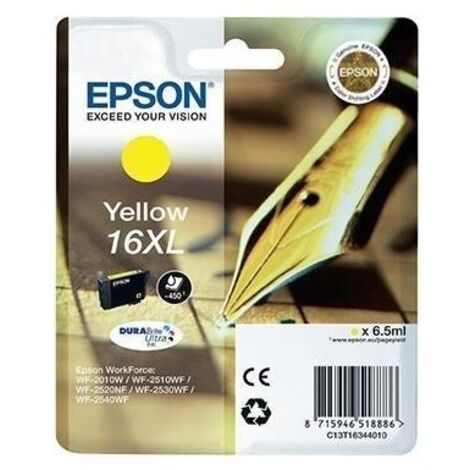 Epson Patrone WF2010/2510/2530/2540 ye XL T1634 (C13T16344010)