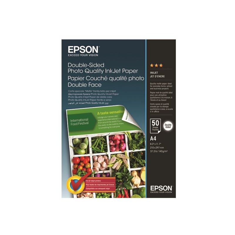 Photo Qual Inkjet Ppr A4 50Sht - EP64557 - Epson