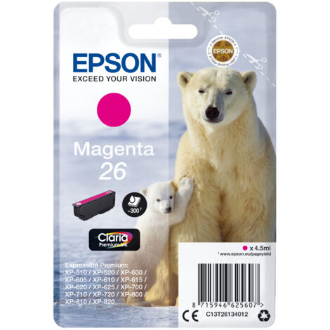 Epson Polar bear C13T26134022 cartouche d'encre 1 pièce(s) Original Magenta