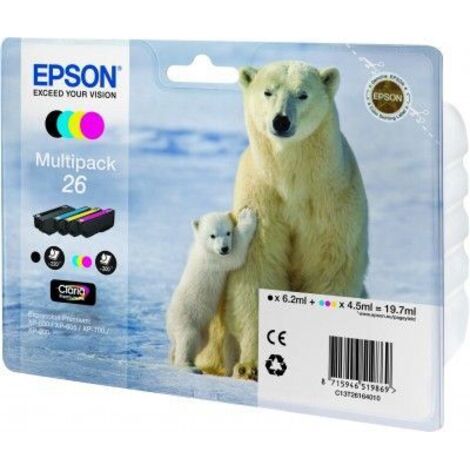 Epson Polar bear Multipack 4-colours 26 Claria Premium Ink