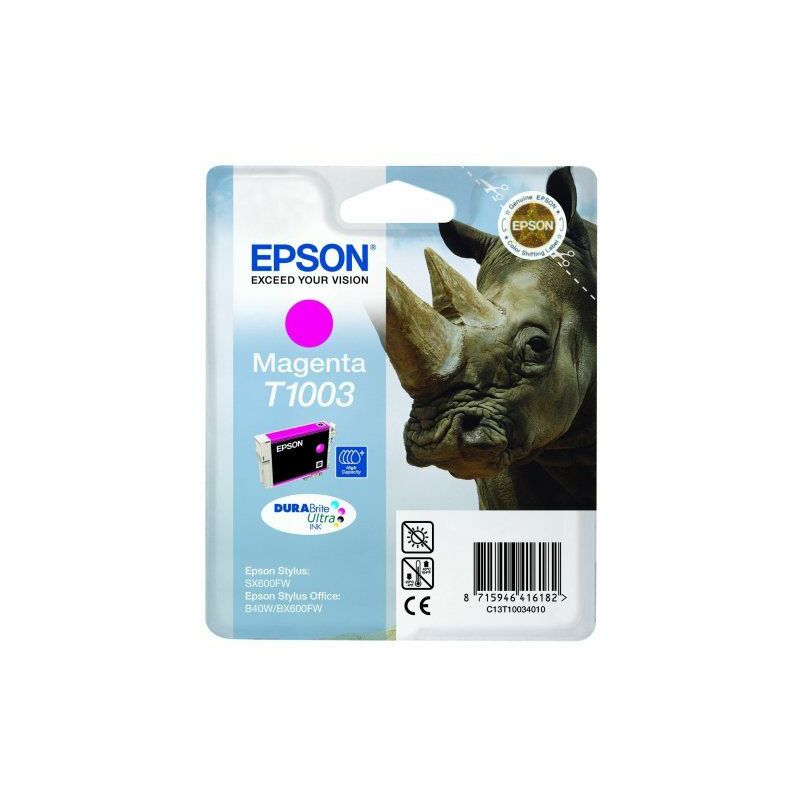 

Epson Rhino Cartucho T1003 magenta (etiqueta RF)