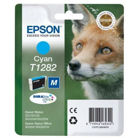 Epson Singlepack Cyan T1282 DURABrite Ultra Ink
