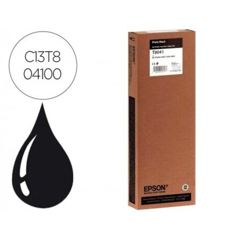 Epson Singlepack Photo Black T804100 UltraChrome HDX/HD 700ml