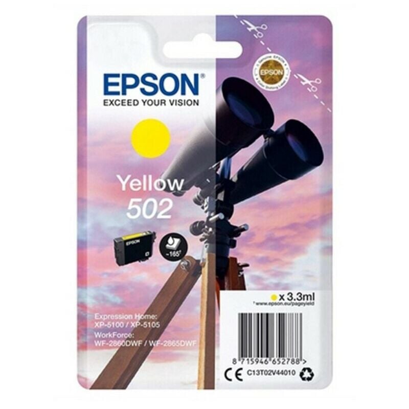 

Epson Cartucho de Tinta Compatible Epson C13T02V Amarillo 3,3 ml