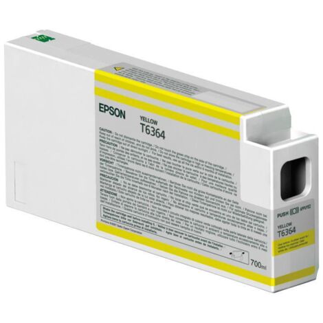 Epson Singlepack Yellow T636400 UltraChrome HDR 700 ml cartouche d'encre 1 pièce(s) Original